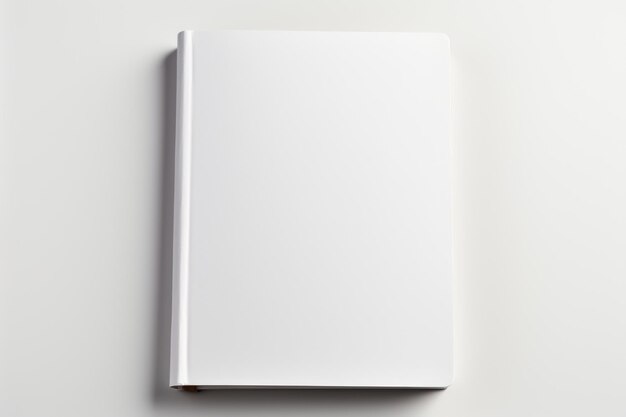 Foto libro blanco un libro blanco está abierto mostrando páginas en blanco la simplicidad de la composición totalmente blanca crea un marcado contraste visual en fondo transparente png