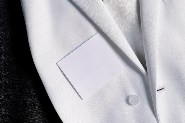 Libro blanco de maqueta sobre ai generativo de tela blazer
