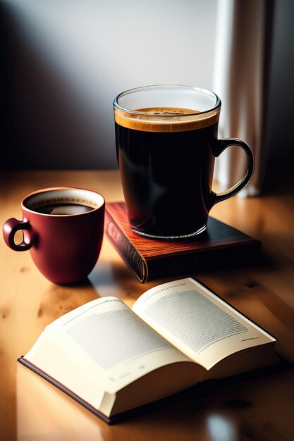 libro y cafe