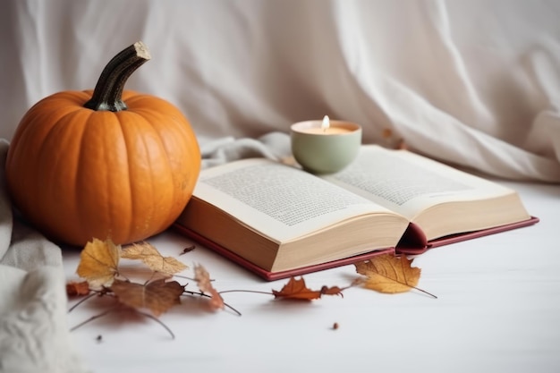 El libro de la calabaza de la taza genera Ai