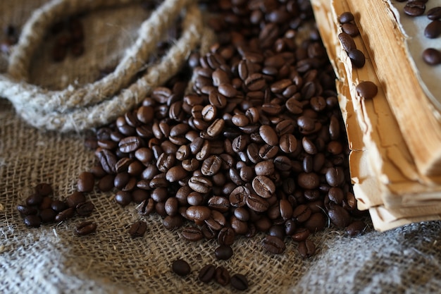 Libro de cuerdas de granos de café