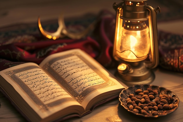 un libro con la palabra santo en él está escrito en árabe