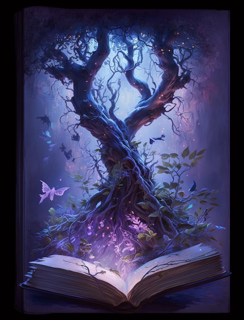 Un libro del que crece un árbol