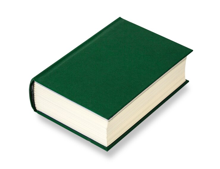 Foto libro verde cerrado