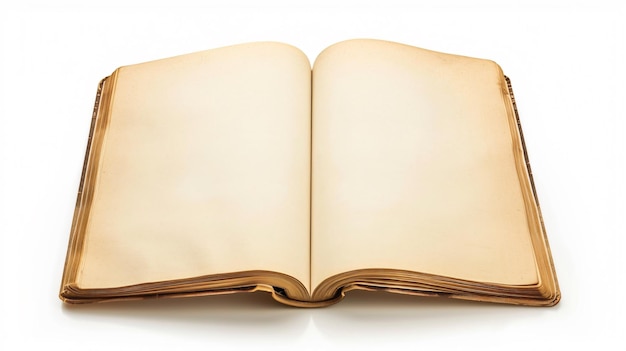 un libro viejo con una portada marrón que dice la palabra en el lado derecho