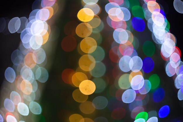 Foto lichtbokeh verschwommener hintergrund