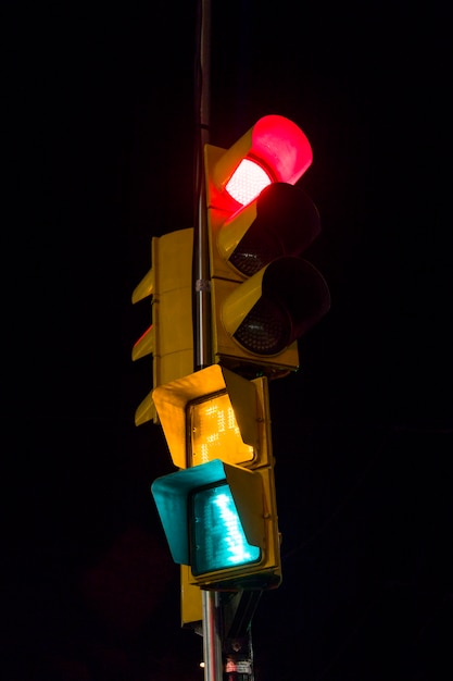 Foto lichter der nachtstadt