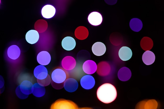 Lichter verwischten bokeh Hintergrund von der Nachtpartei für Ihr Design