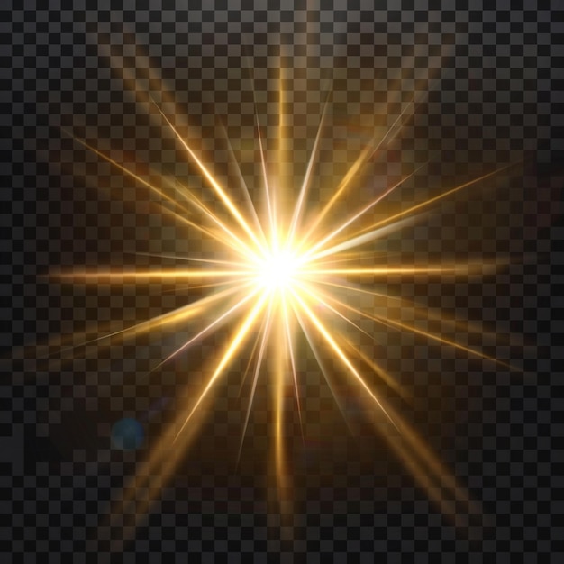 Lichtflare-Effekt Hintergrund