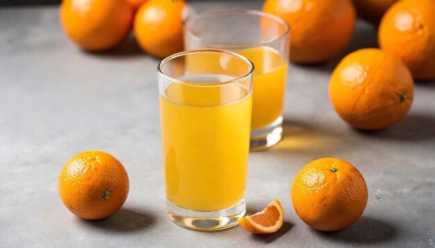 Licor de naranja casero con naranjas frescas en la mesa