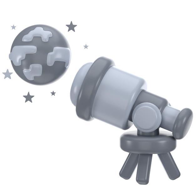 licuadora icono 3d ilustración de astronomía