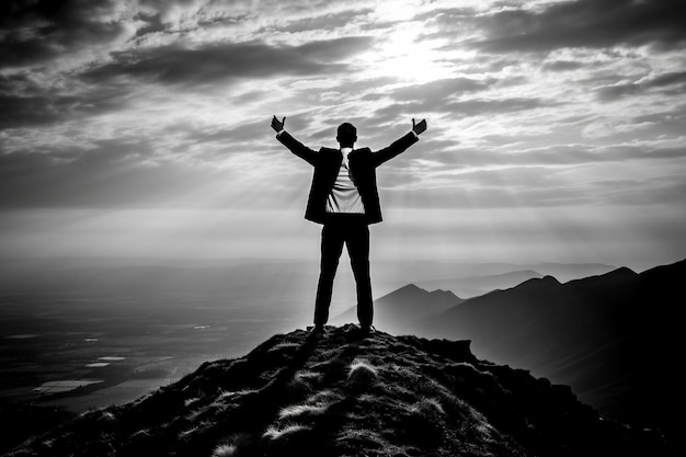 Liderança Lírica Foto de homem de negócios