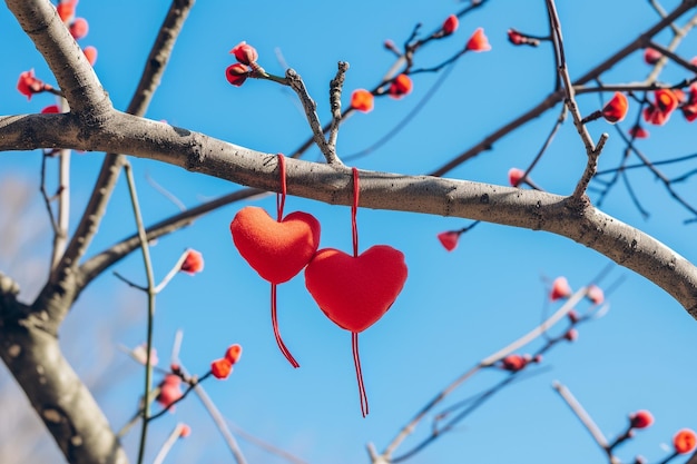 Liebe in voller Blüte. Frühlings-Valentinstag