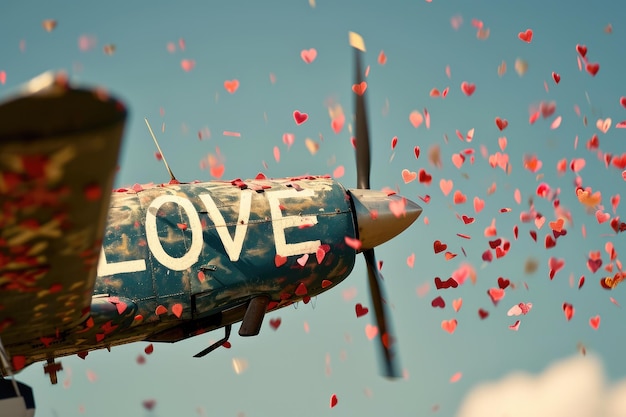 Liebe ist in der Luft Valentinstag Pragma Konzept