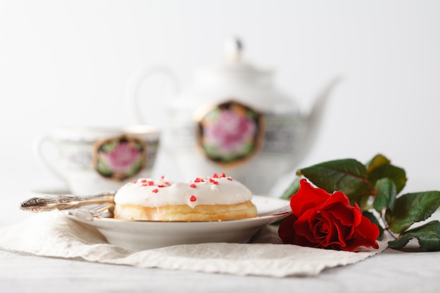 Liebhaber Frühstück zum Valentinstag