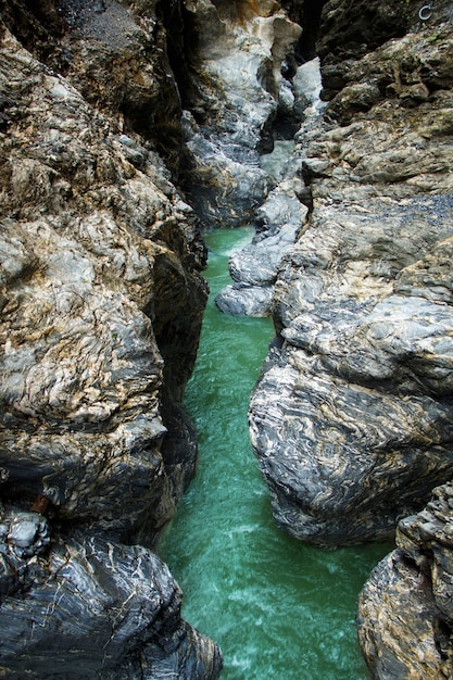 Liechensteinklamm (desfiladero de Liechtenstein) en Austria, St. Johann im Pongau