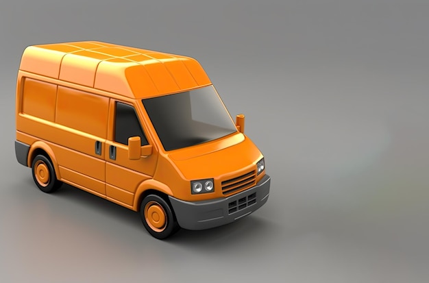Lieferwagen für den Online-Lieferservice Warehouse