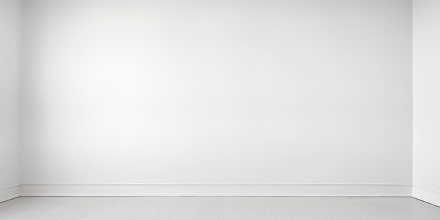 Foto el lienzo en blanco en la habitación minimalista espera un significado más profundo