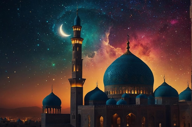 El lienzo celestial de la noche de Ramadán