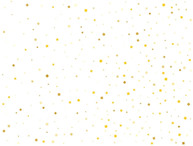 Foto light golden squares confetti celebração caindo decoração abstrata dourada para ilustração vetorial de festa