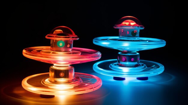 LightUp Spinner juguetón con controles