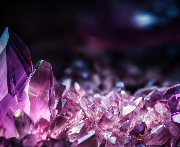 Lila Amethyst-Geode-Kristalle-Hintergrund