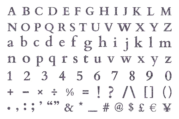 Lila Blumenbuchstaben und Zahlen png Schriftart auf durchsichtigem Hintergrund