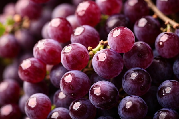 Lila Trauben Obstproduktfotografie