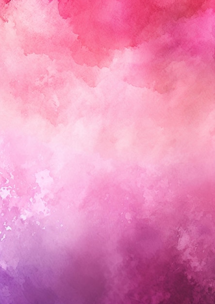 Lila und rosa Aquarell-Hintergrund mit einem weißen Rahmen