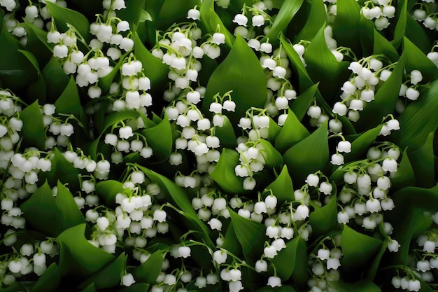 Lily of the valley als Hintergrund