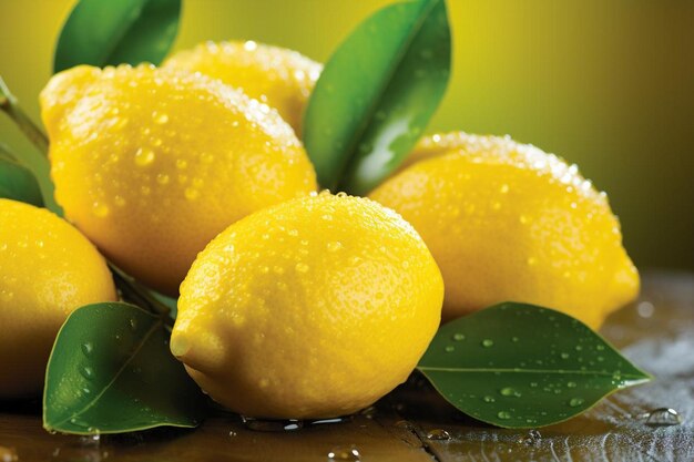 Limão Citrus Refrescante Explosão de sabor Melhor fotografia de imagem de limão