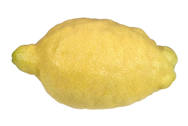 Limão em branco close-up
