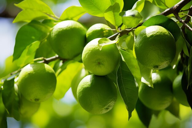 limas en arbol