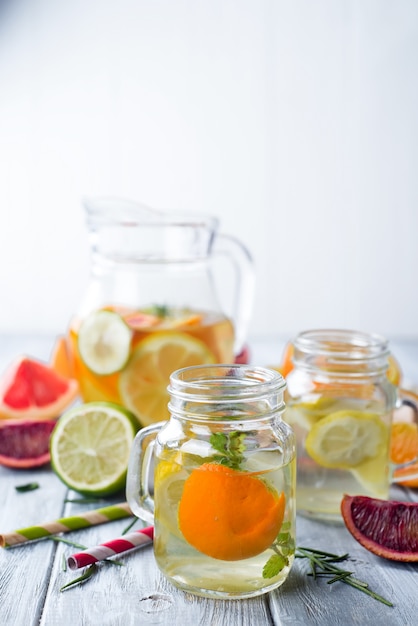 Limonada De Cítricos Con Menta