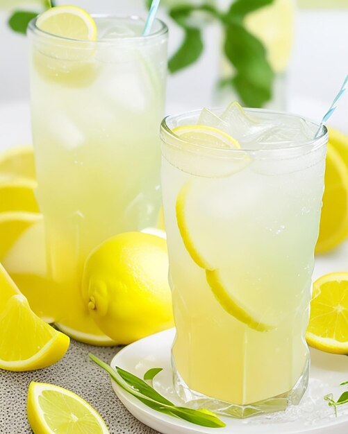 Limonada de hierbabuena