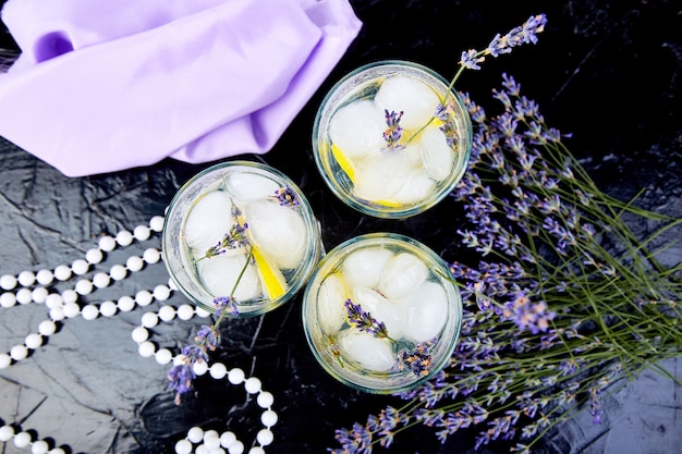 Limonada De Lavanda Con Limon