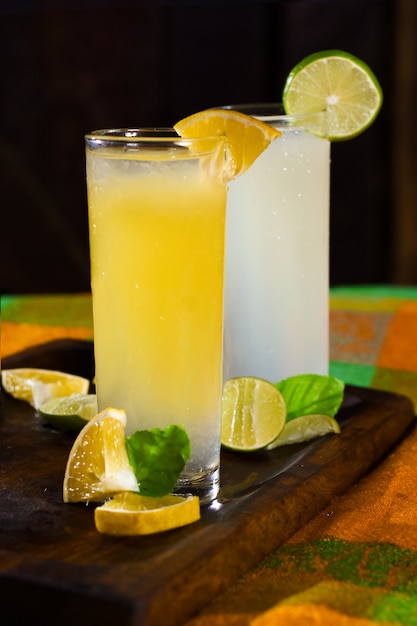 limonada y naranjada