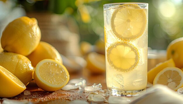 Foto limonade an einem heißen sommertag uhd tapeten