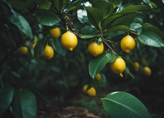 Foto un limonero en la jungla