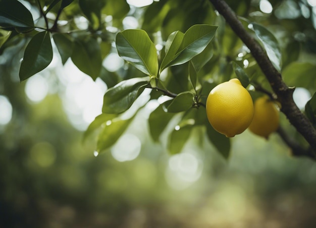 Foto un limonero en la jungla