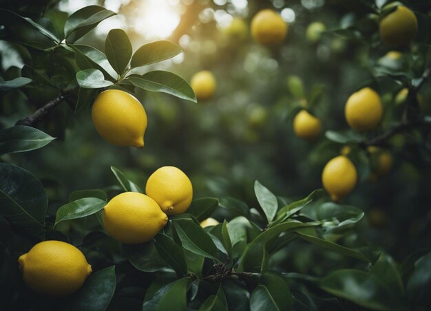 Foto un limonero en la jungla