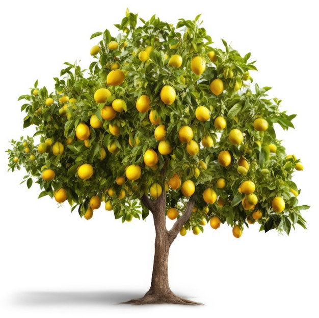 Limones en el árbol