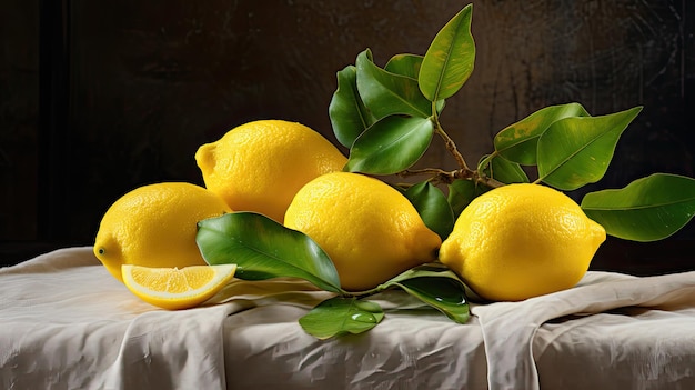 Los limones son una forma común de limones.