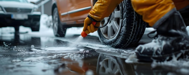 Limpagem de rodas de carro com desengrasador Guia passo a passo Conceito Seleção de desengrasadores Preparação Aplicar desengrasante Esfregar rodas Lavar e secar