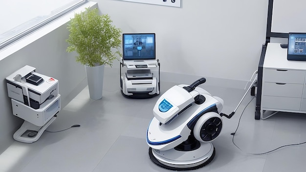 Los limpiadores de oficina Nano Bot mantienen sin esfuerzo un espacio de trabajo impecable