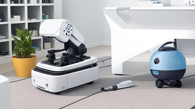 Los limpiadores de oficina Nano Bot mantienen sin esfuerzo un espacio de trabajo impecable