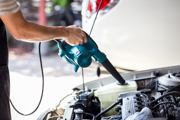 Limpieza de lavado de autos