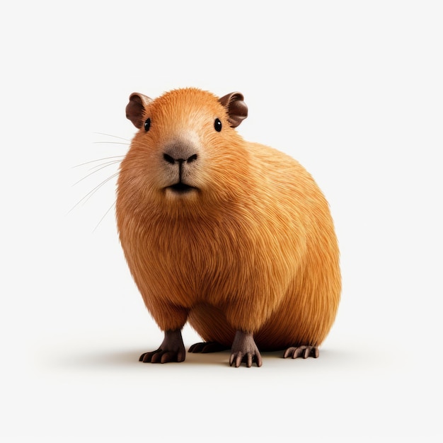 La linda animación de animales Capybara 2d con Photoshop gratuito