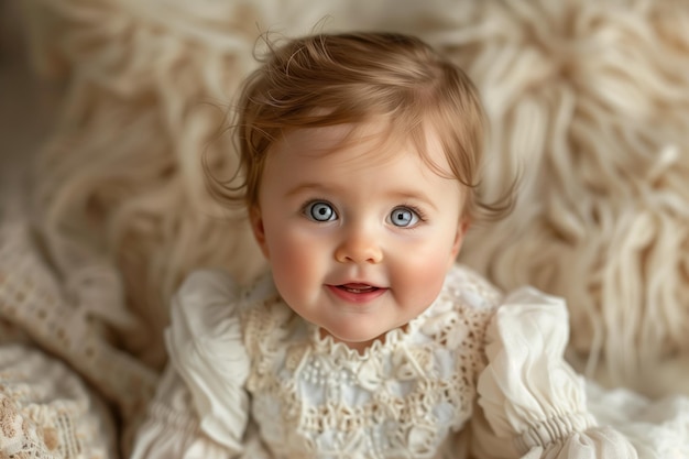 Una linda foto de bebé con IA generativa