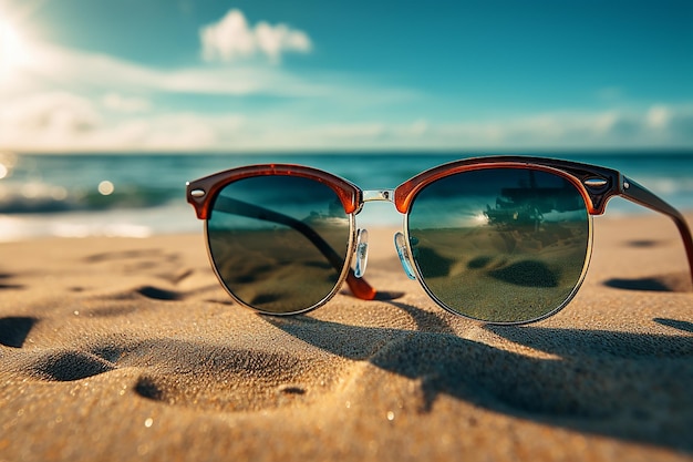 linda foto de óculos de sol